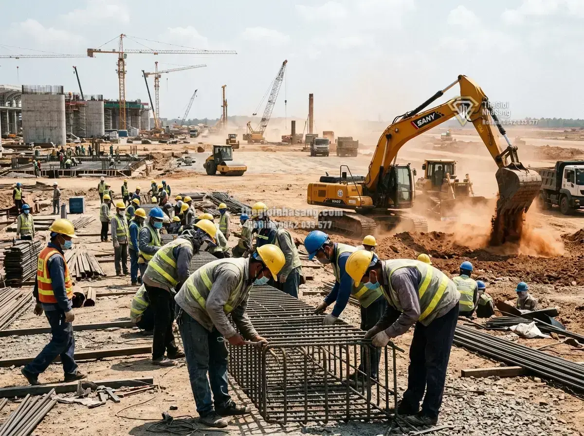 Tiến Độ Dự Án Sân Bay Long Thành: Thách Thức và Giải Pháp Trong Bối Cảnh Kinh Tế Vĩ Mô 2026