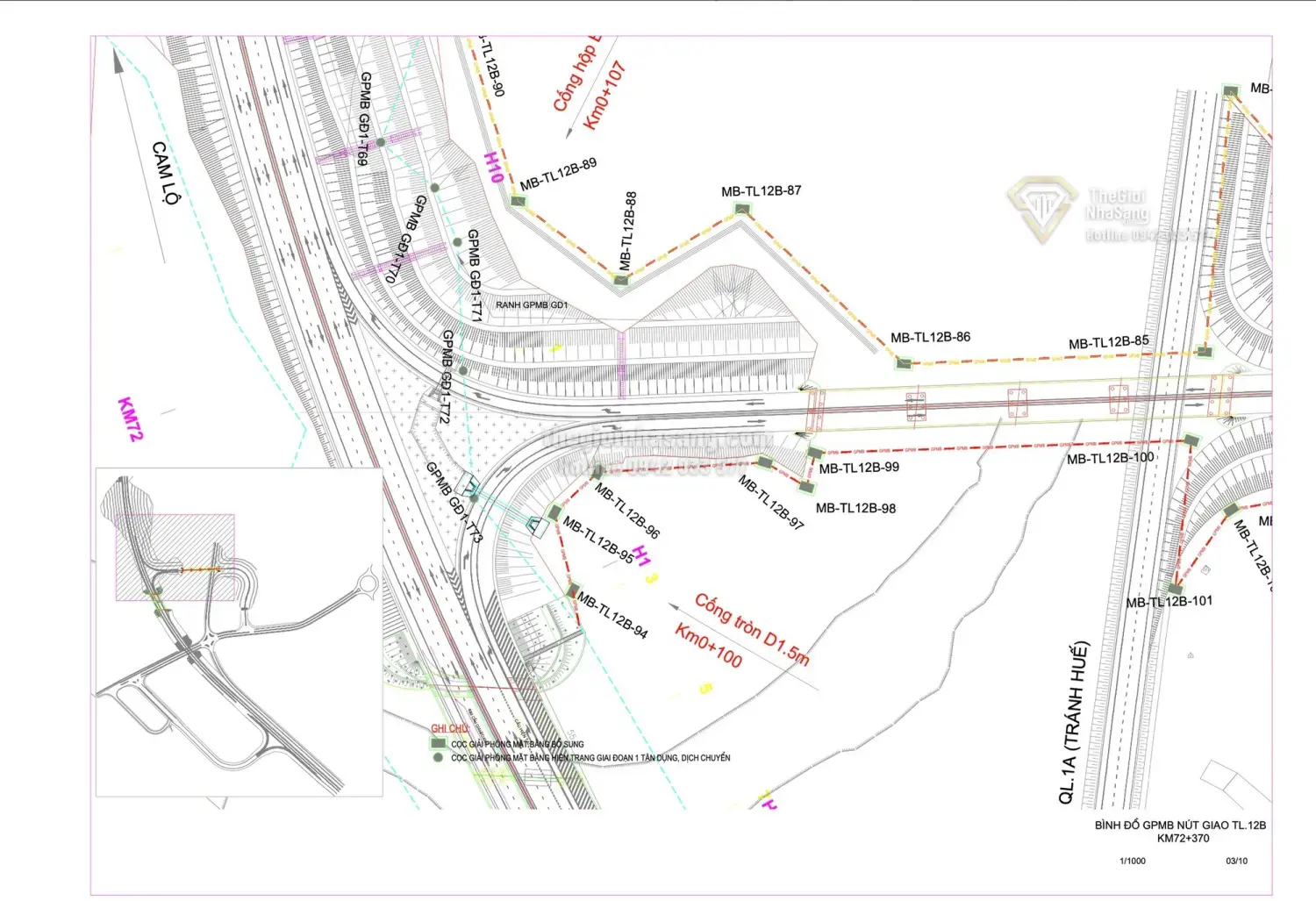 Tiến Độ Giải Phóng Mặt Bằng Dự Án Nút Giao Cao Tốc Cam Lộ - La Sơn: Thách Thức và Cơ Hội Phát Triển Giao Thông TP Huế