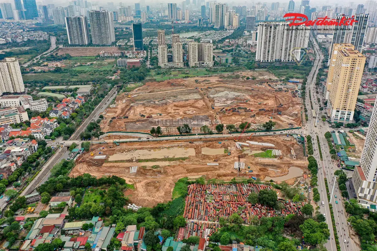 Tiến Độ Hồ Điều Hòa Mễ Trì – Đồng Bông 2: Giải Pháp Chống Ngập Hiệu Quả Cho Phía Tây Hà Nội