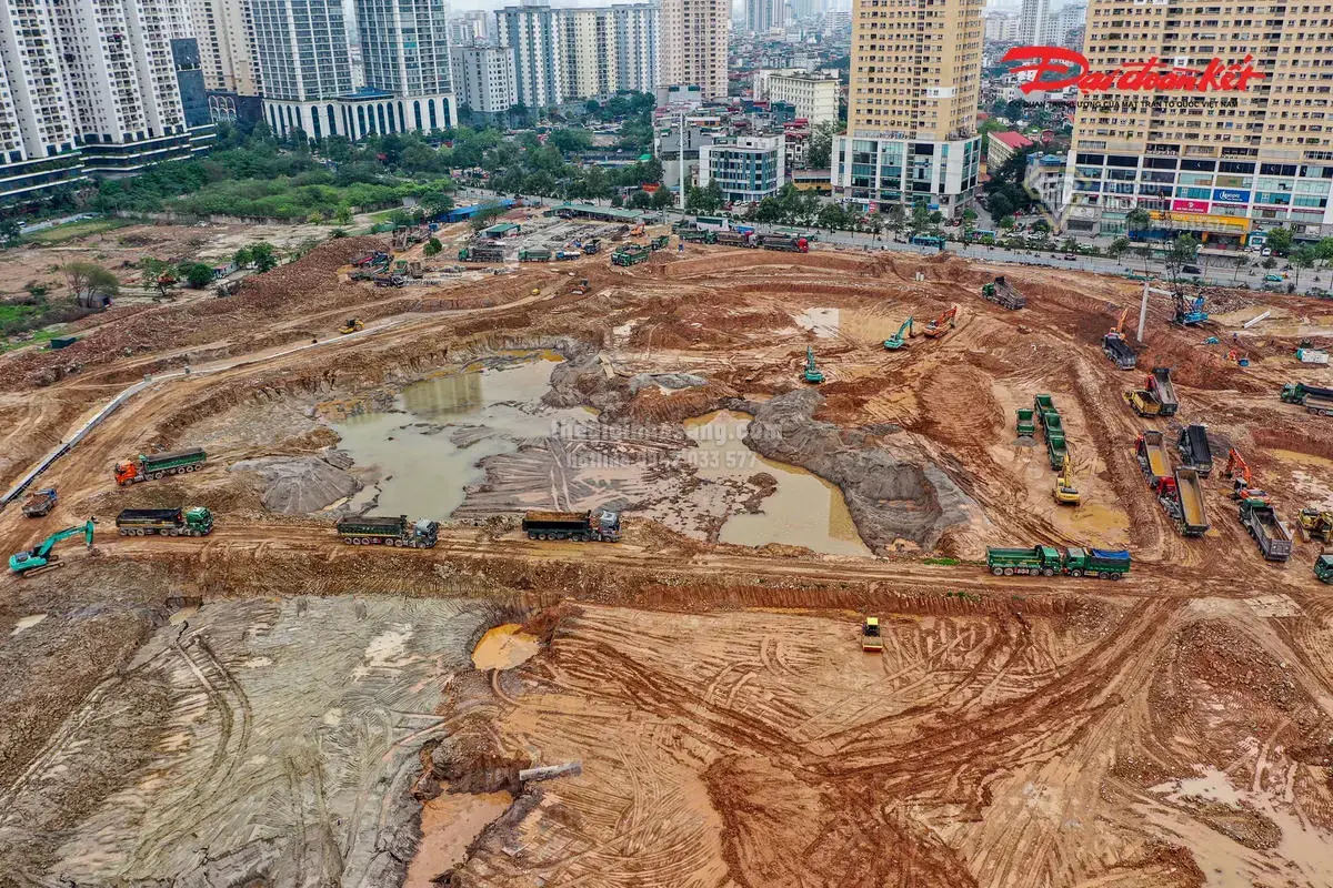 Tiến Độ Hồ Điều Hòa Mễ Trì – Đồng Bông 2: Giải Pháp Chống Ngập Hiệu Quả Cho Phía Tây Hà Nội