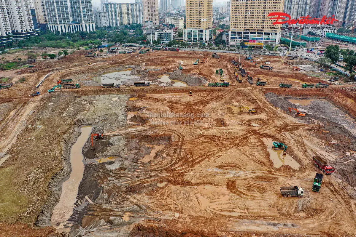 Tiến Độ Hồ Điều Hòa Mễ Trì – Đồng Bông 2: Giải Pháp Chống Ngập Hiệu Quả Cho Phía Tây Hà Nội