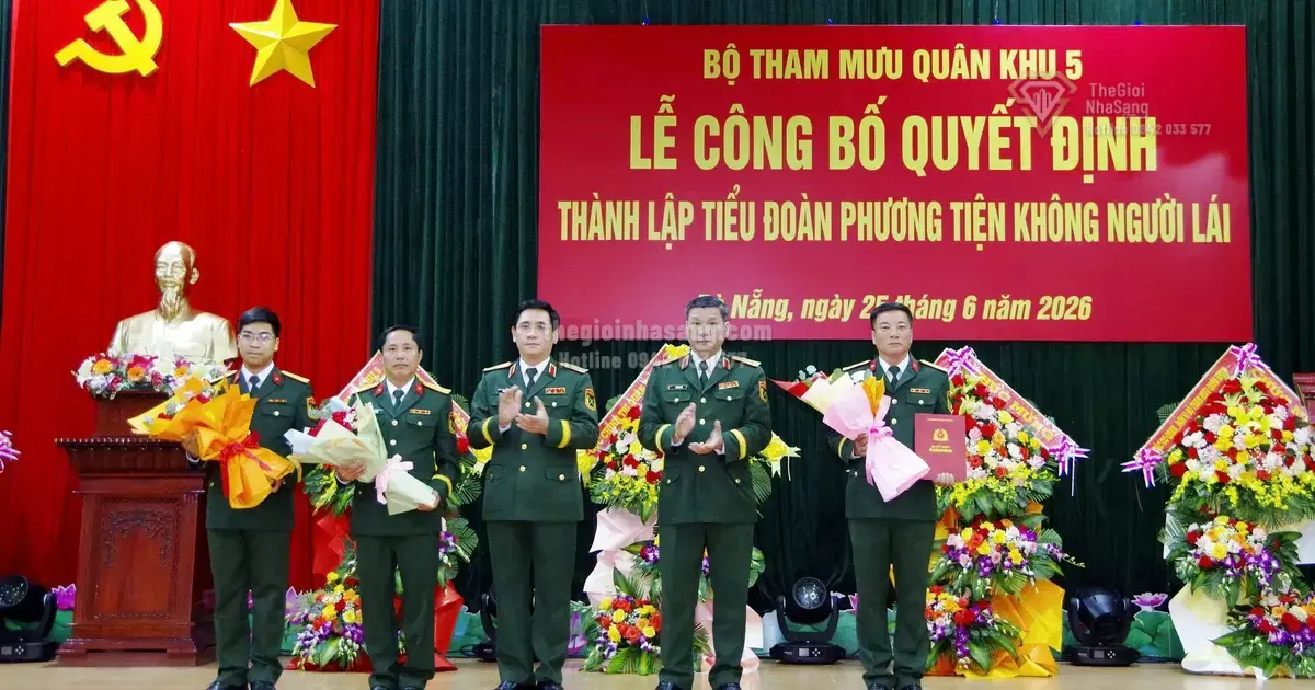 Tiểu đoàn Phương tiện không người lái Quân khu 5: Tác động và cơ hội cho thị trường bất động sản vùng trọng điểm miền Trung