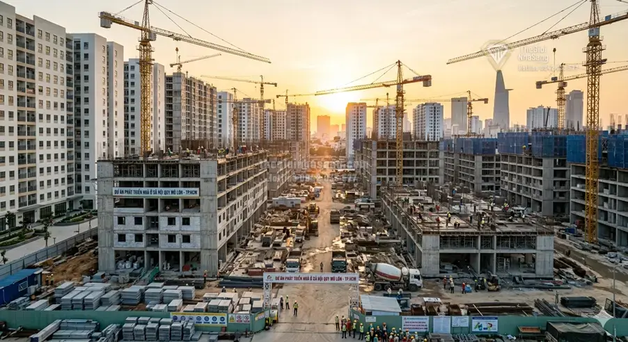 TP.HCM Đẩy Mạnh Khởi Công 41 Dự Án Nhà Ở Xã Hội Năm 2026: Cơ Hội An Cư Cho Người Thu Nhập Thấp