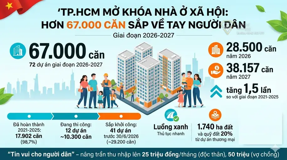 TP.HCM Đẩy Mạnh Phát Triển Nhà Ở Xã Hội Với Gần 67.000 Căn Trong 2 Năm Tới