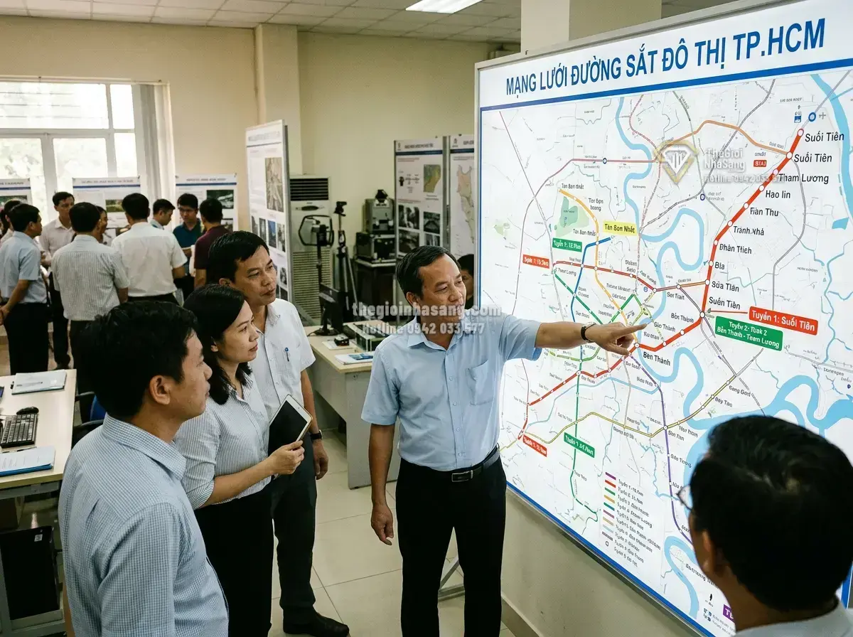 TP.HCM Kêu Gọi Đầu Tư 9 Tuyến Đường Sắt Đô Thị: Cơ Hội Vàng Cho Thị Trường Bất Động Sản Cao Cấp 2026-2030