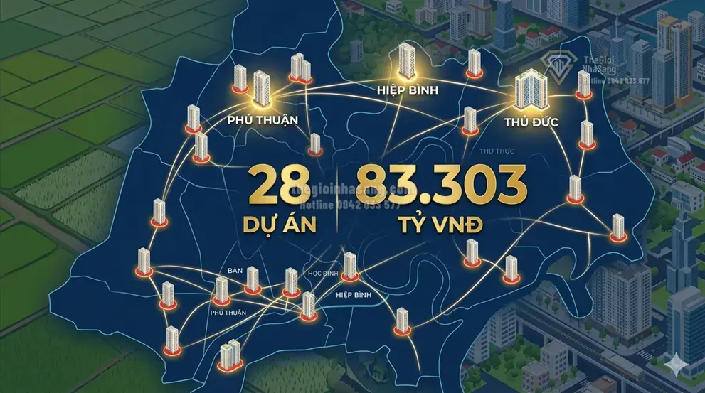 TP.HCM Thúc Đẩy Nguồn Cung Nhà Ở Với 28 Dự Án Vốn Đầu Tư Hơn 83.000 Tỷ Đồng Năm 2026