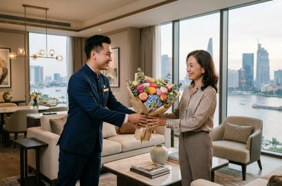 Trải nghiệm dịch vụ quản gia đẳng cấp tại căn hộ Marriott Residences Grand Marina Saigon