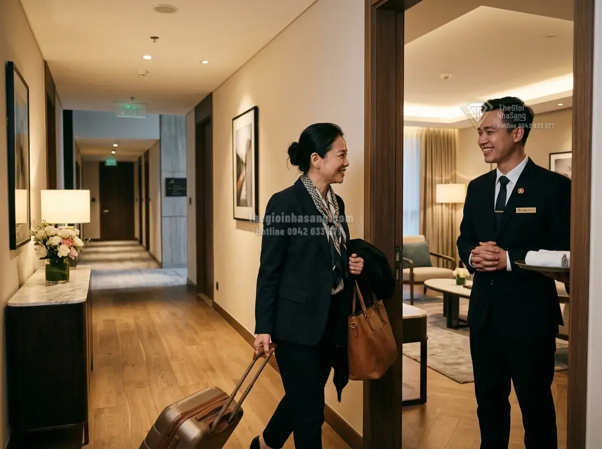 Trải nghiệm dịch vụ quản gia đẳng cấp tại căn hộ Marriott Residences Grand Marina Saigon