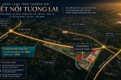 Trục Đường Tam Tân: Xương Sống Giao Thông Mới Nâng Tầm Giá Trị Bất Động Sản Tây Bắc TP.HCM