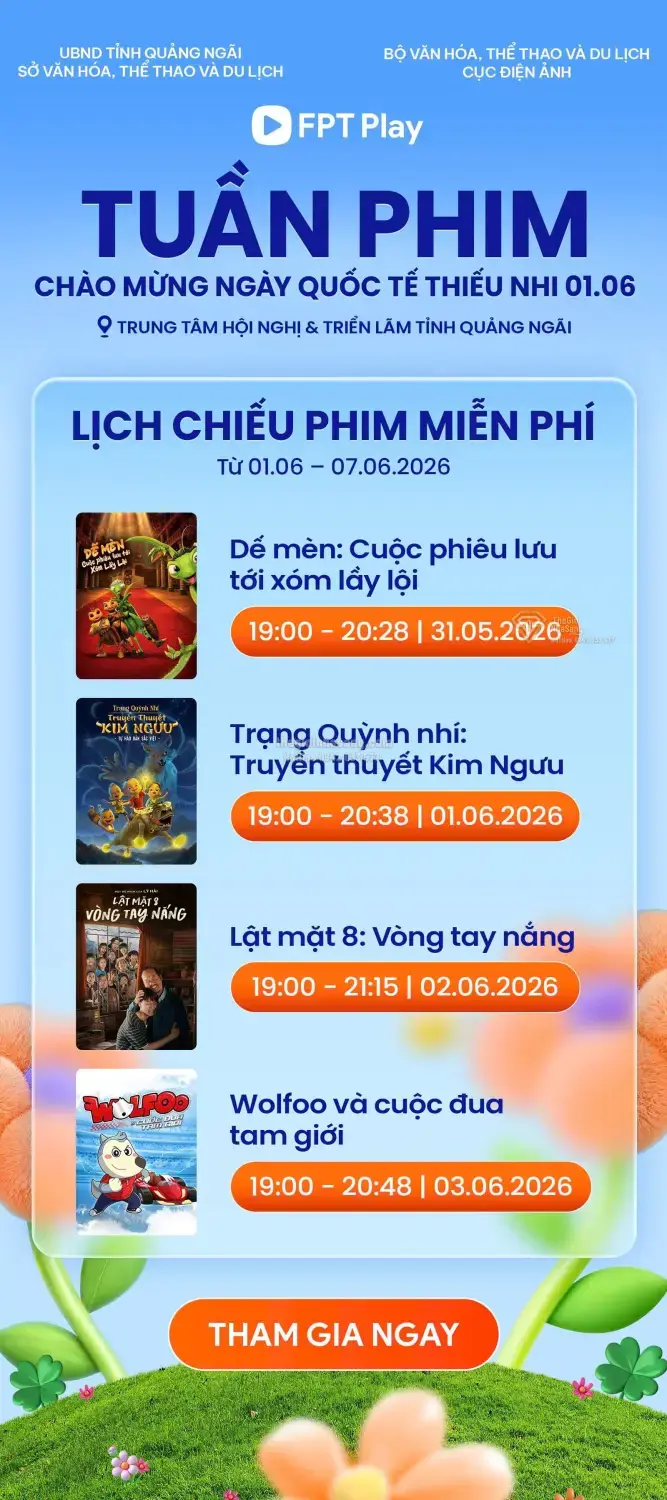 Tuần Phim Thiếu Nhi 2026 và Tác Động Đến Thị Trường Bất Động Sản Đô Thị Vùng Quảng Ngãi