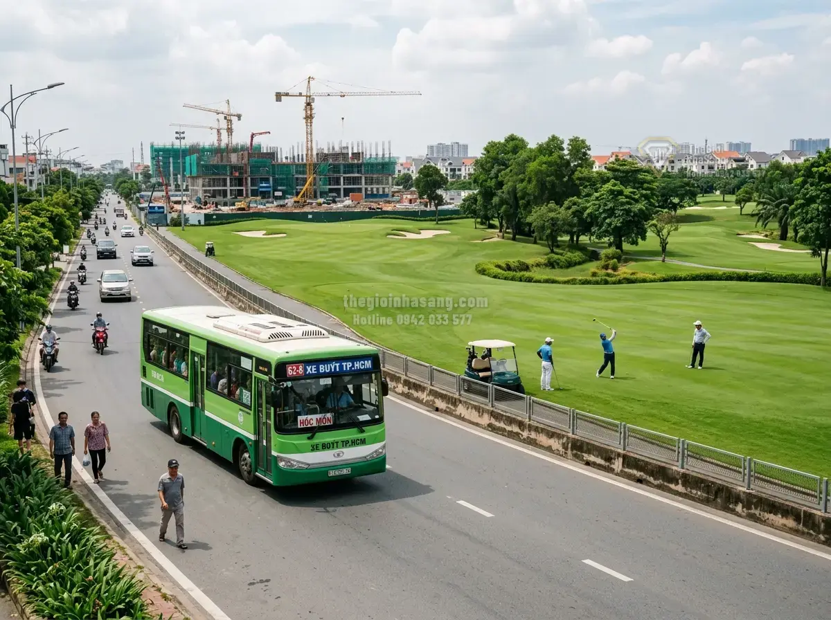 Tuyến Bus Miễn Phí Kết Nối Vinhomes Central Park và Dự Án Hóc Môn: Tín Hiệu Mới Cho Thị Trường Bất Động Sản Vùng Ven TP.HCM