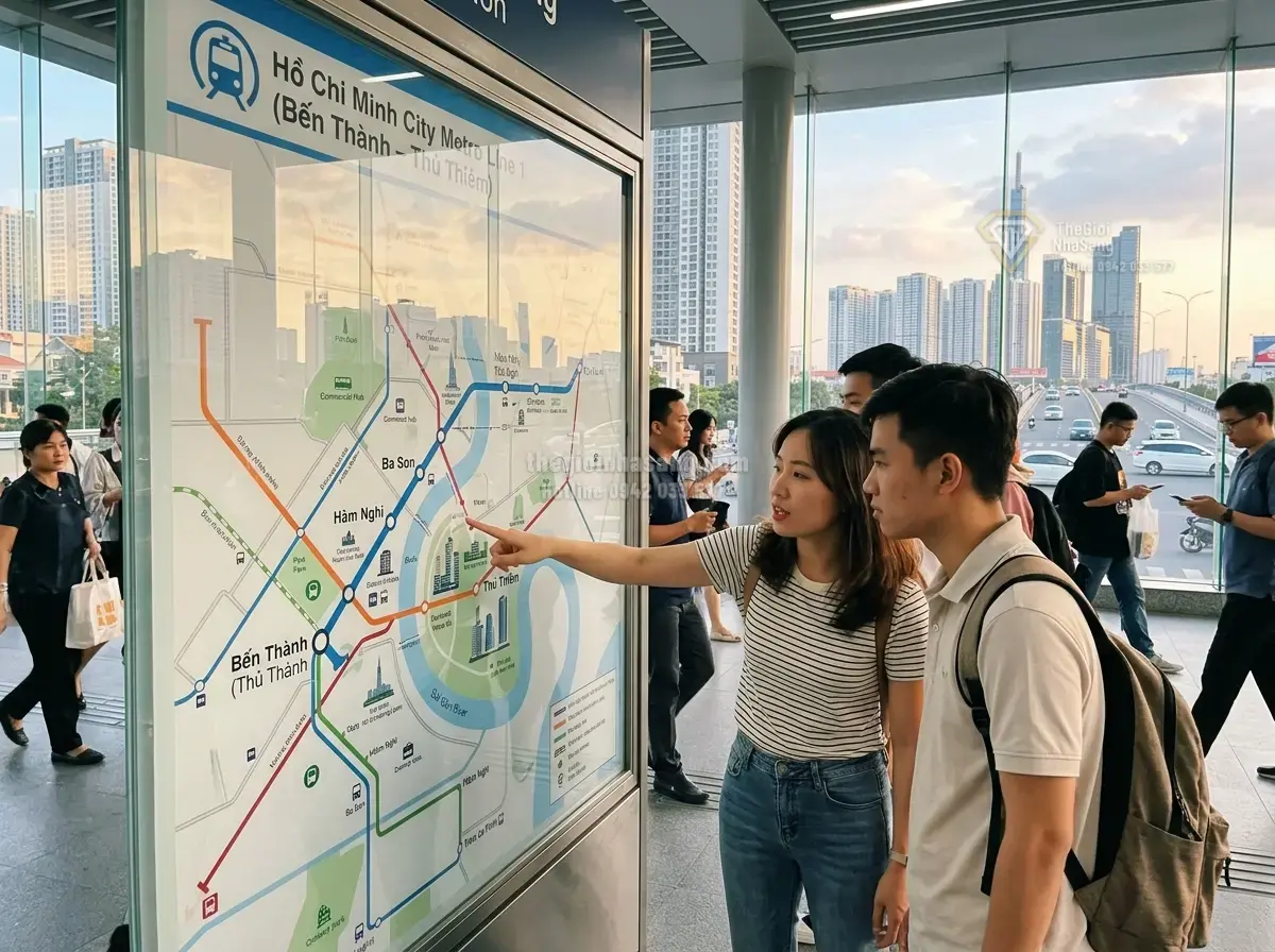 Tuyến Metro Bến Thành – Thủ Thiêm: Độ Sâu Kỷ Lục và Tầm Nhìn Đột Phá Cho Thị Trường Bất Động Sản TP.HCM