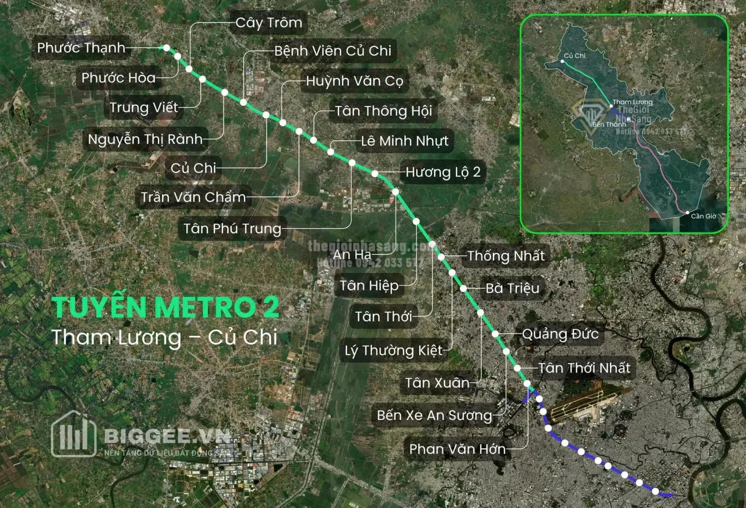Tuyến Metro Số 2 Tham Lương - Củ Chi: Đòn Bẩy Mới Cho Thị Trường Bất Động Sản TP.HCM