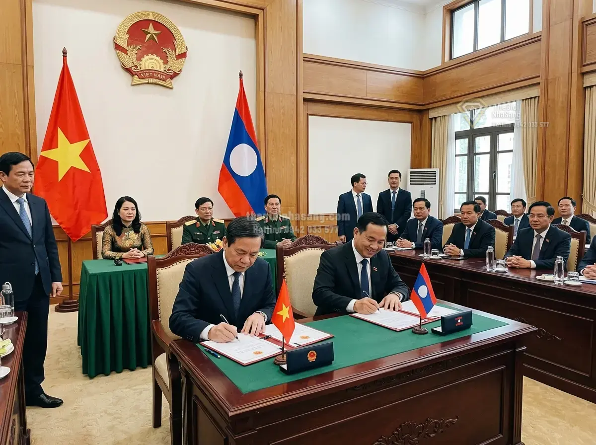 Việt Nam - Lào ký kết hợp tác kiều dân giai đoạn 2026-2030: Tín hiệu tích cực cho thị trường bất động sản và đầu tư vùng biên giới