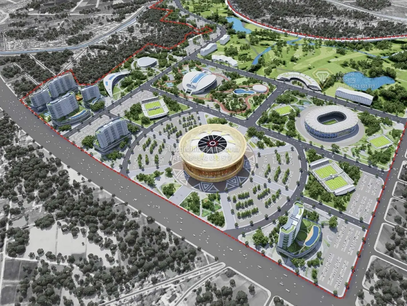 Việt Nam Sắp Có Sân Vận Động Lớn Nhất Thế Giới Trong Khu Đô Thị Thể Thao Olympic 925.000 Tỷ Đồng