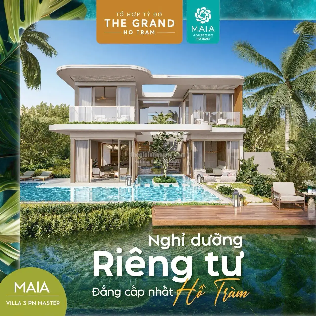 Villa 3 Phòng Ngủ Master tại Hồ Tràm: Đẳng Cấp Nghỉ Dưỡng Riêng Tư và Cơ Hội Đầu Tư Bất Động Sản Cao Cấp
