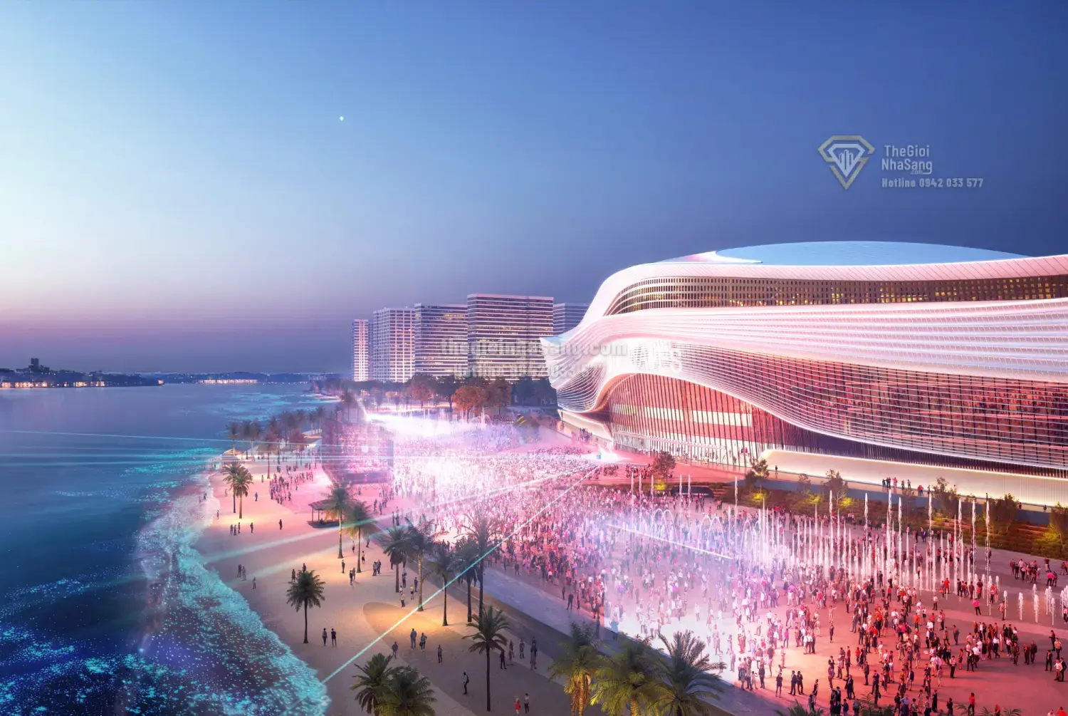 Vinhomes Green Paradise và Nhà hát Sóng Xanh: Biểu tượng nghệ thuật và đô thị lấn biển đẳng cấp tại Cần Giờ