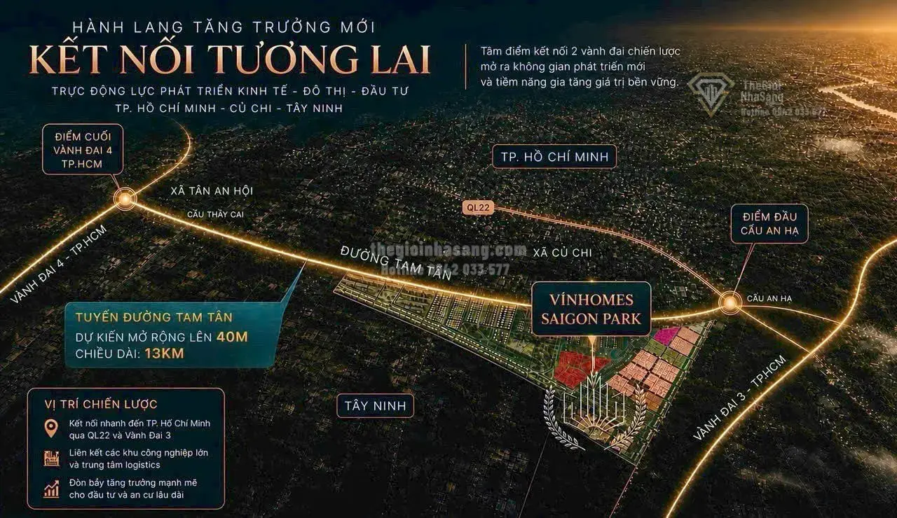 Vinhomes Hóc Môn: Cơ Hội Vàng Cho Nhà Đầu Tư Bất Động Sản Khu Tây Bắc TP.HCM