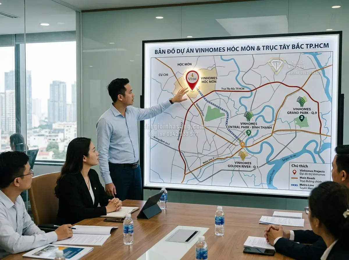 Vinhomes Hóc Môn: Cực Đô Thị Mới Tây Bắc TP.HCM Thu Hút Nhà Đầu Tư Tầm Nhìn Dài Hạn