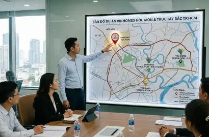 Vinhomes Hóc Môn: Cực Đô Thị Mới Tây Bắc TP.HCM Thu Hút Nhà Đầu Tư Tầm Nhìn Dài Hạn