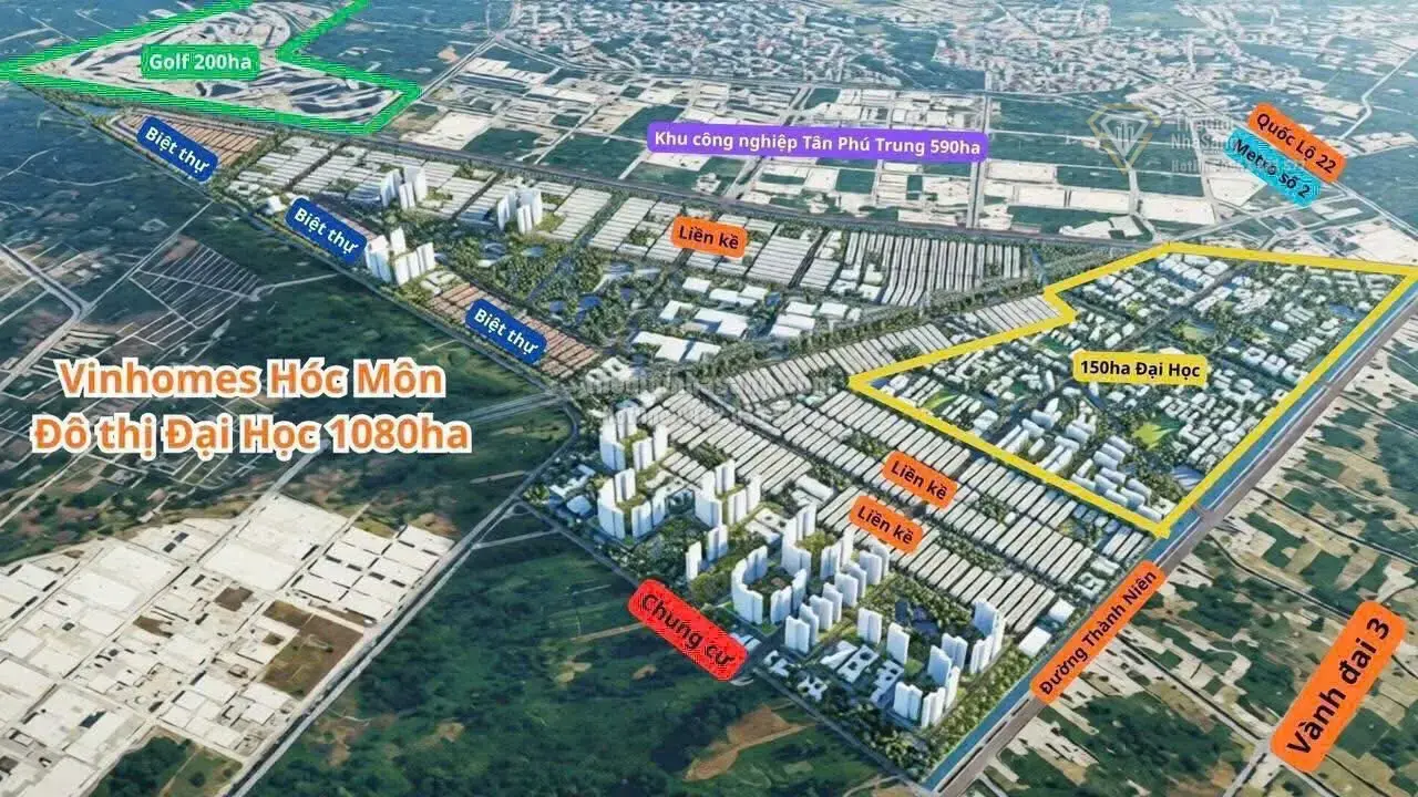 Vinhomes Hóc Môn: Đô Thị Tri Thức Đầu Tiên Tại Tây Bắc TP.HCM Với Quy Mô Đa Chức Năng Và Tiềm Năng Đầu Tư Bất Động Sản Cao Cấp