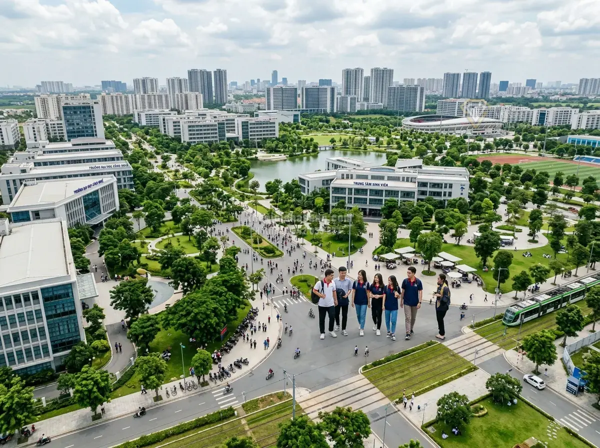 Vinhomes Hóc Môn: Siêu đô thị Đại học Quốc tế Tây Bắc TP.HCM mở ra cơ hội đầu tư bất động sản đột phá