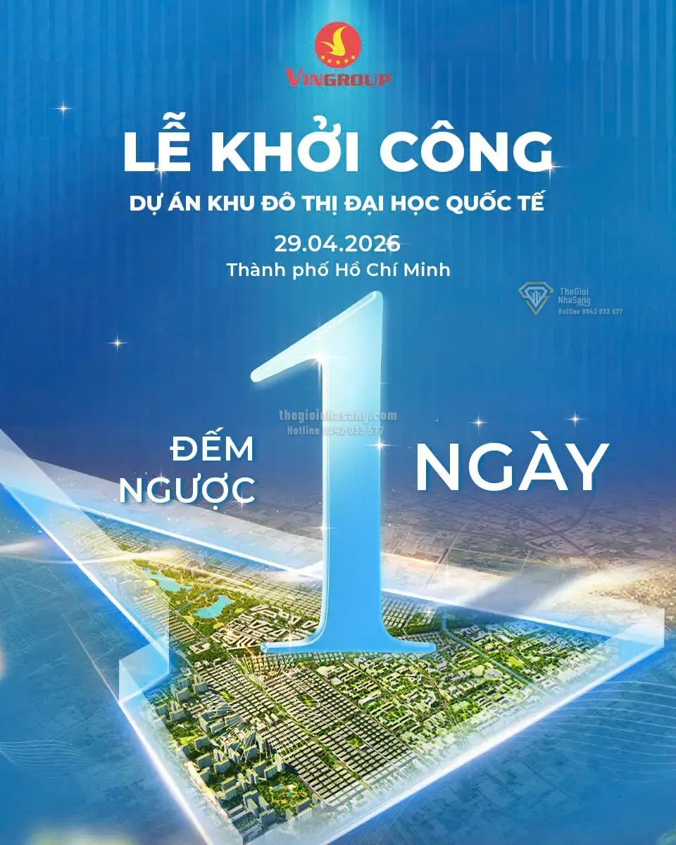 Vinhomes Hóc Môn: Siêu Đô Thị Tri Thức Đầu Tiên Tại Việt Nam Với Quy Mô Hơn 1.000ha