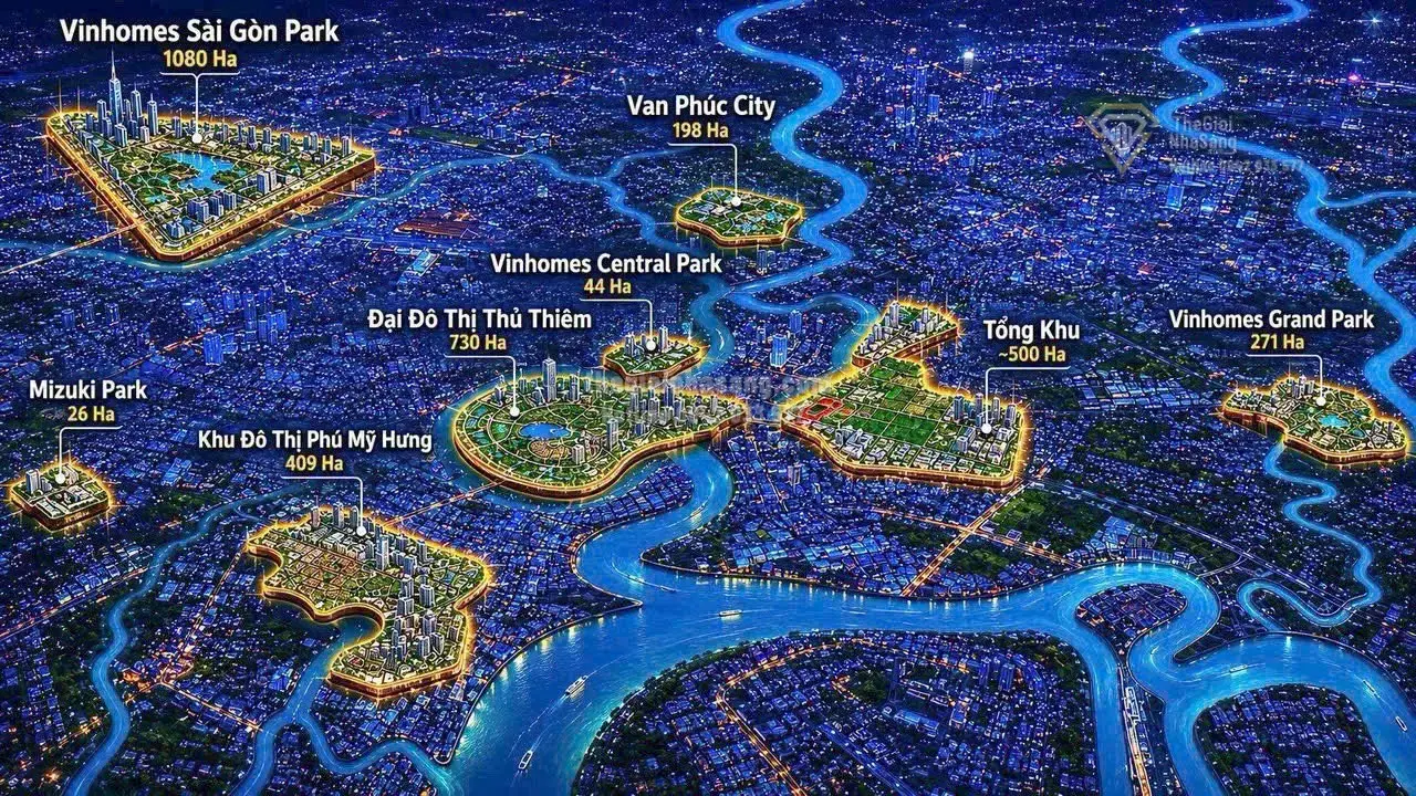 Vinhomes Sài Gòn Park: Khu Đô Thị Vệ Tinh Đáp Ứng Nhu Cầu Phát Triển Tây Bắc TP.HCM
