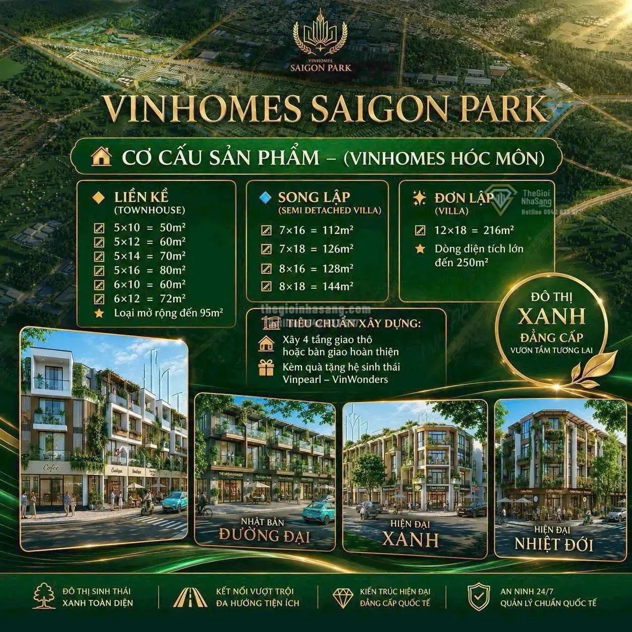 Vinhomes Sài Gòn Park: Khu Đô Thị Vệ Tinh Đáp Ứng Nhu Cầu Phát Triển Tây Bắc TP.HCM