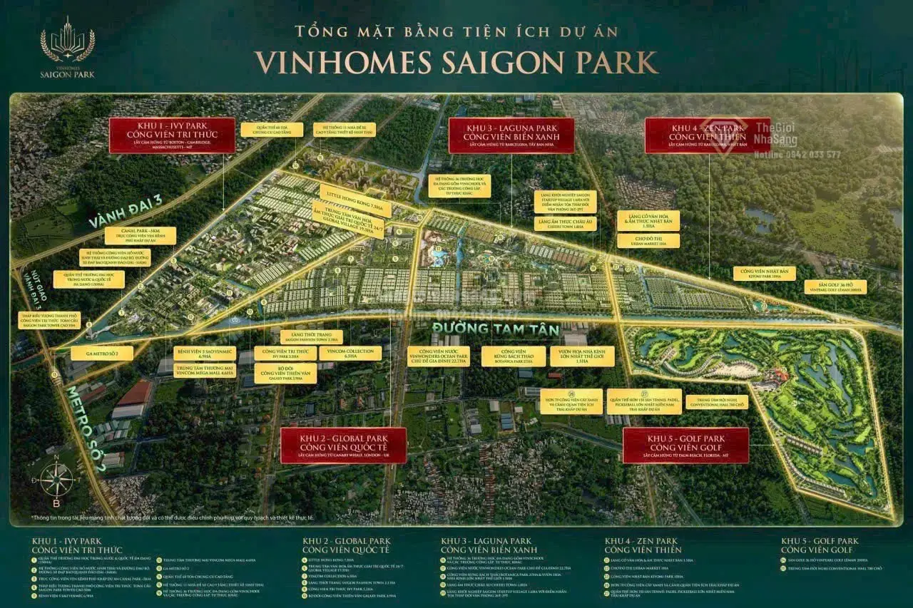 Vinhomes Saigon Park: Biểu Tượng Đô Thị Tri Thức và Sinh Thái Mới Phía Tây Bắc TP.HCM
