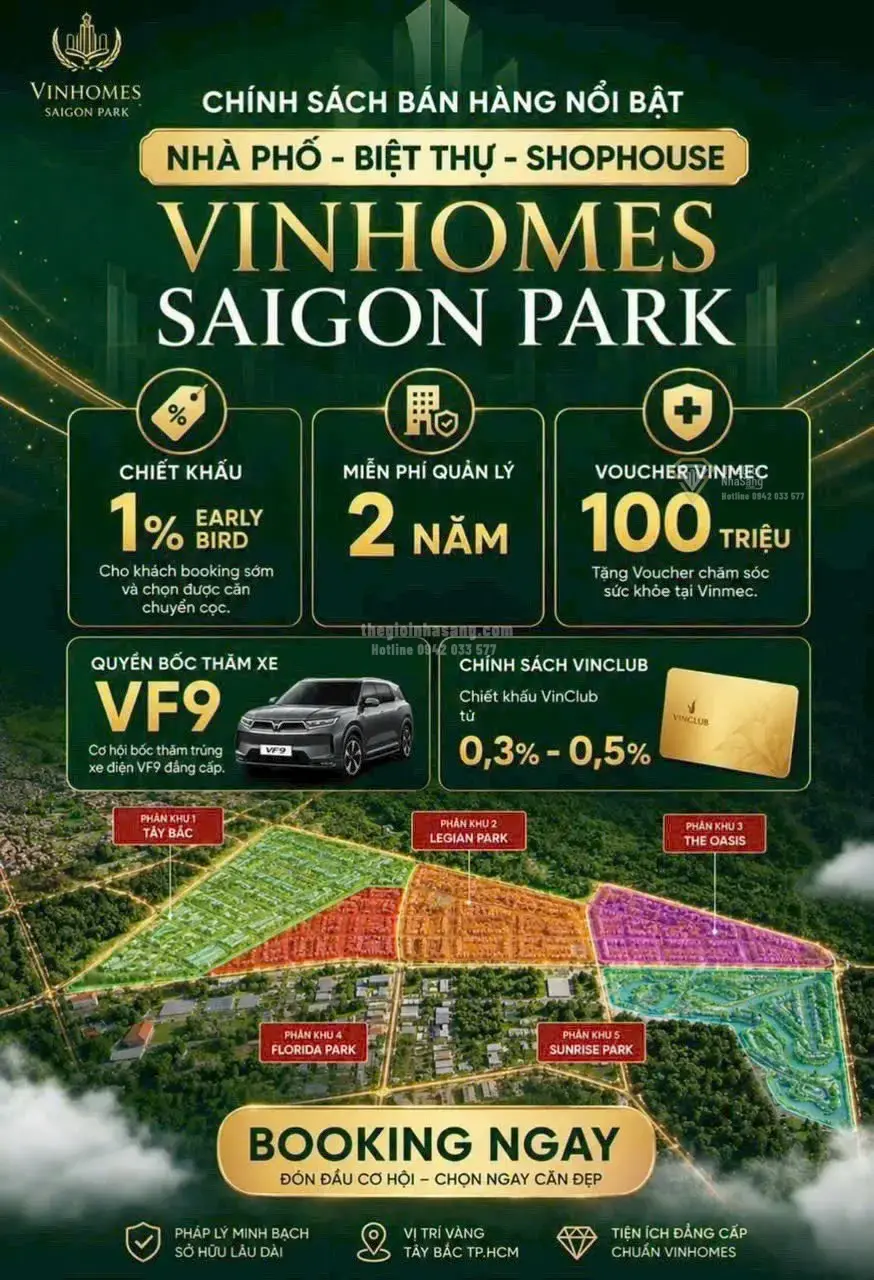 Vinhomes Saigon Park: Cơ hội đầu tư bất động sản chiến lược tại trục Tây Bắc TP.HCM
