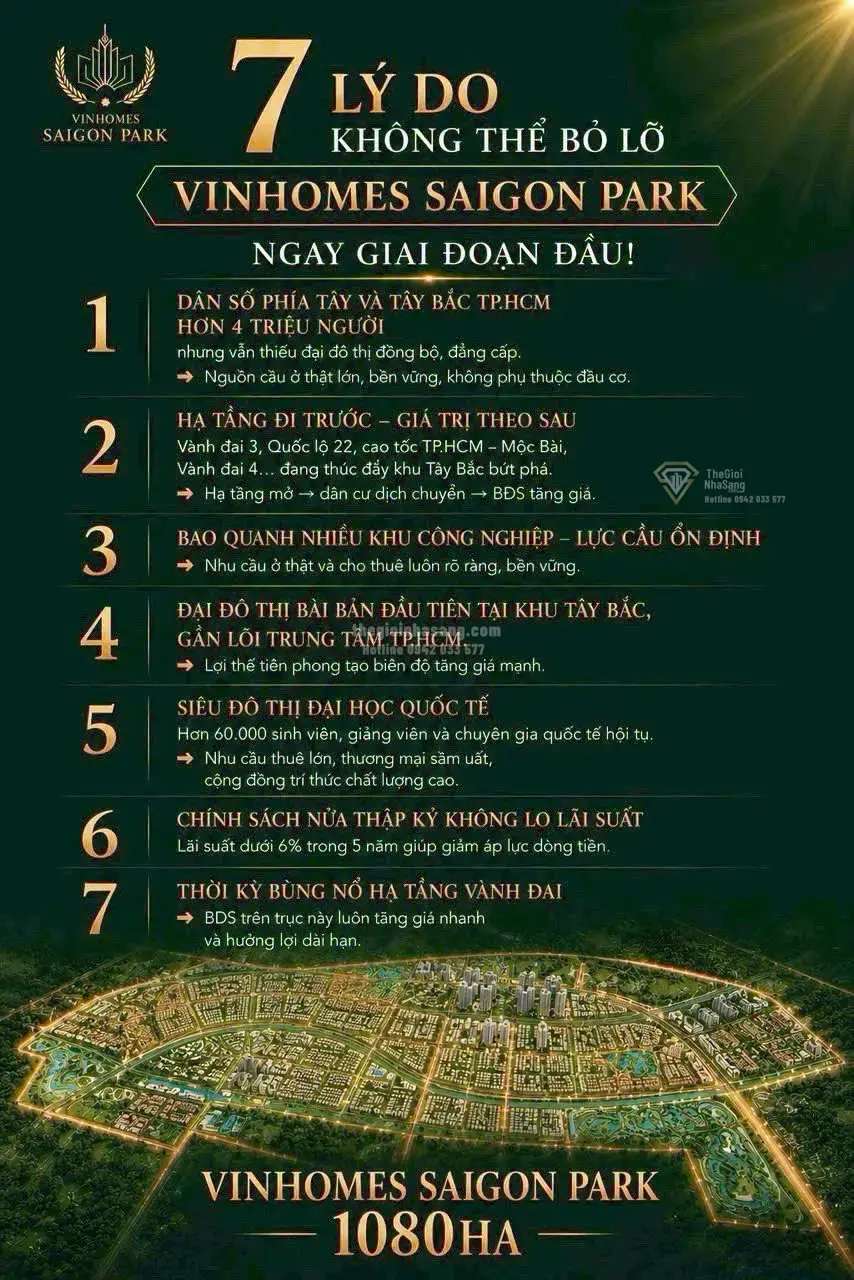 Vinhomes Saigon Park: Cơ hội đầu tư bất động sản chiến lược tại trục Tây Bắc TP.HCM
