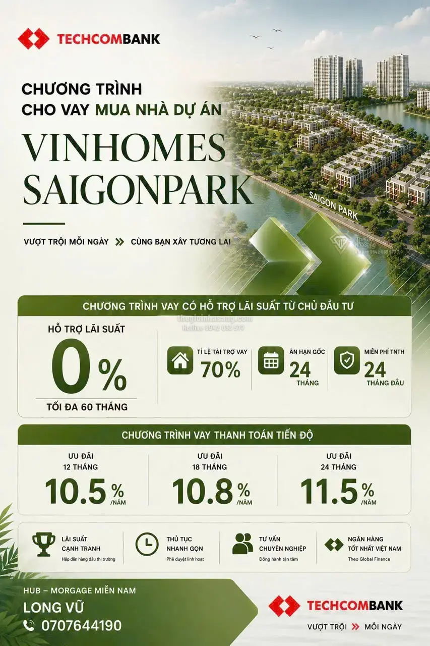 Vinhomes Saigon Park: Cơ hội đầu tư và an cư giữa không gian xanh đẳng cấp tại TP.HCM