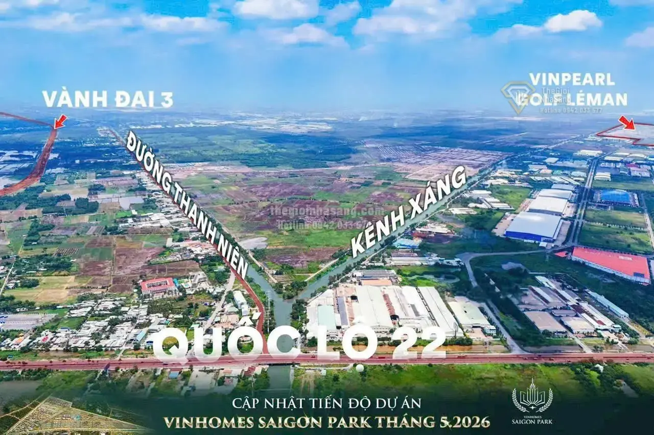 Vinhomes Saigon Park: Đại Đô Thị Tương Lai Tại Cửa Ngõ Tây Bắc TP.HCM Đang Tăng Tốc Phát Triển