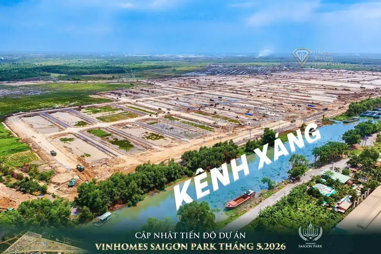 Vinhomes Saigon Park: Đại Đô Thị Tương Lai Tại Cửa Ngõ Tây Bắc TP.HCM Đang Tăng Tốc Phát Triển