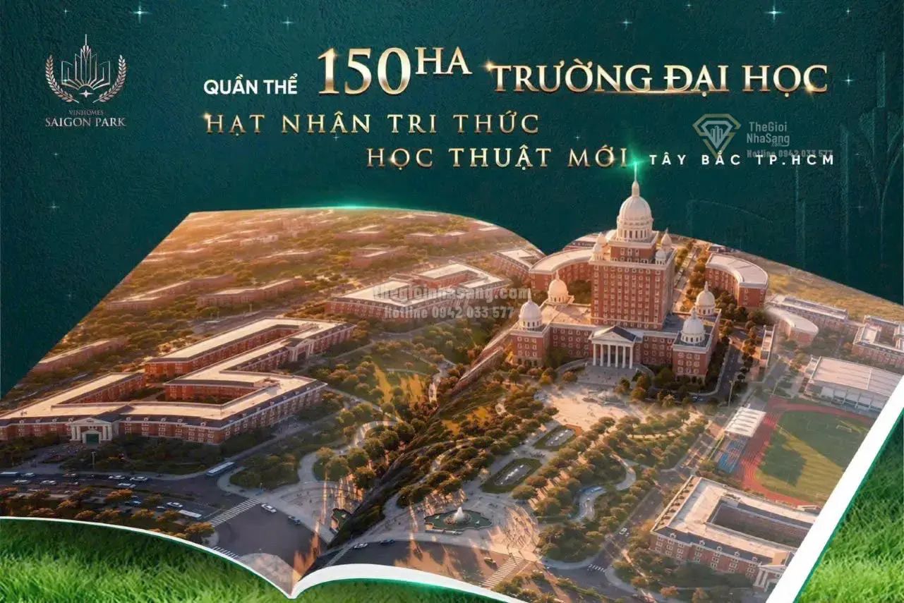 Vinhomes Saigon Park: Đô Thị Tri Thức 150ha Tạo Động Lực Mới Cho Bất Động Sản Tây Bắc TP.HCM