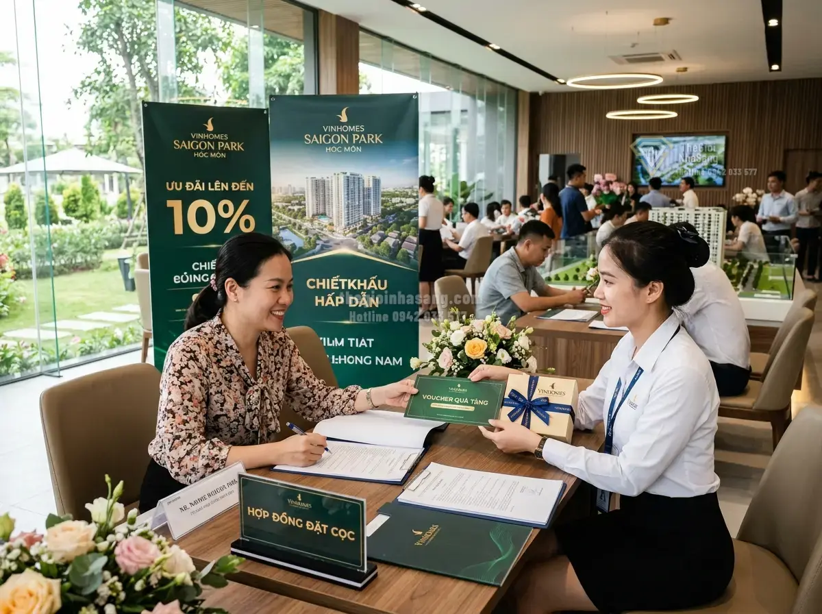 Vinhomes Saigon Park Hóc Môn: Cơ hội đầu tư bất động sản cao cấp tại đô thị công viên tri thức hàng đầu Đông Nam Á