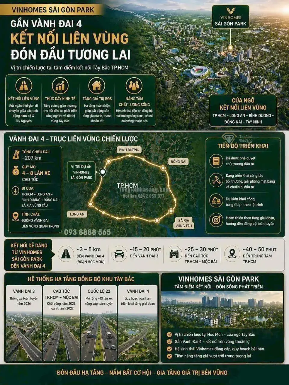 Vinhomes Saigon Park Hóc Môn: Đô Thị Tri Thức Đầu Tiên Tích Hợp Giáo Dục, Nghiên Cứu Và An Cư Đẳng Cấp Quốc Tế