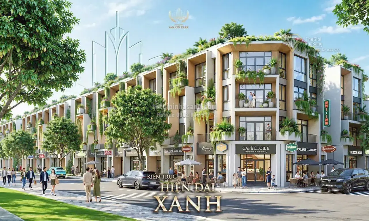 Vinhomes Saigon Park: Kiến trúc nhà phố hiện đại hòa quyện thiên nhiên trong đại đô thị sinh thái