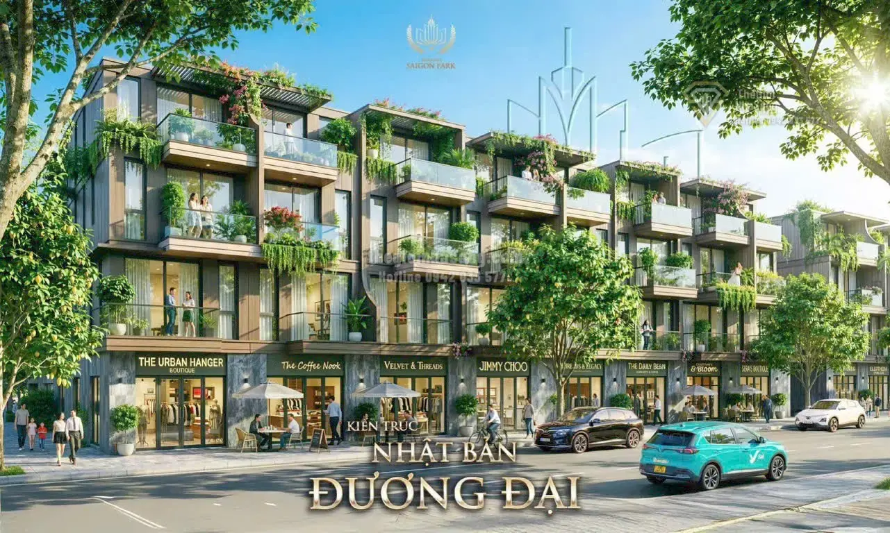 Vinhomes Saigon Park: Kiến trúc nhà phố hiện đại hòa quyện thiên nhiên trong đại đô thị sinh thái