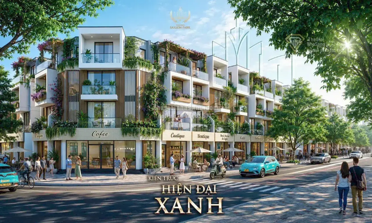 Vinhomes Saigon Park: Kiến trúc nhà phố hiện đại hòa quyện thiên nhiên trong đại đô thị sinh thái