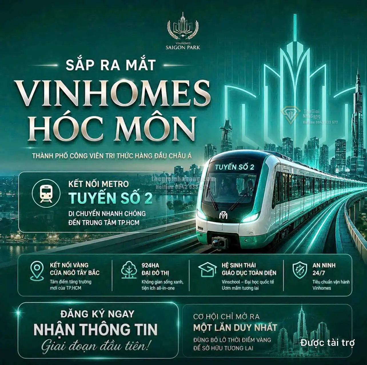 Vinhomes Saigon Park: Mô Hình Thành Phố Công Viên Tri Thức Định Hình Thị Trường Bất Động Sản Tây Bắc TP.HCM