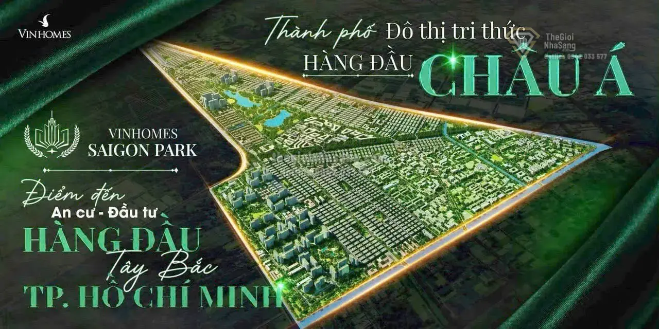 Vinhomes Saigon Park: Siêu đô thị công viên Tây Bắc TP.HCM và tiềm năng tăng giá bứt phá nhờ hạ tầng trọng điểm