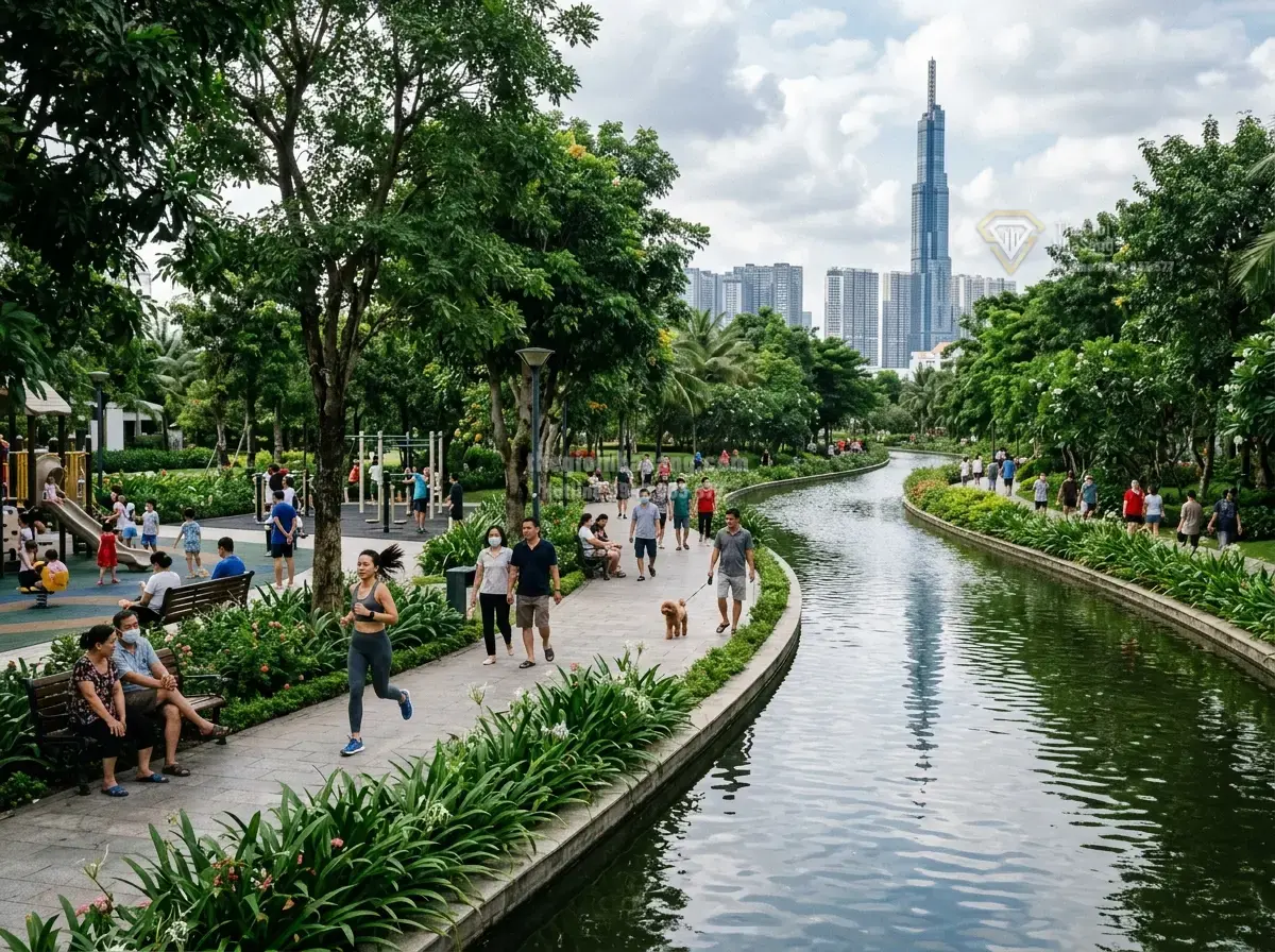 Vinhomes Saigon Park: Siêu đô thị công viên tri thức Tây Bắc TP.HCM và tiềm năng tăng giá bứt phá