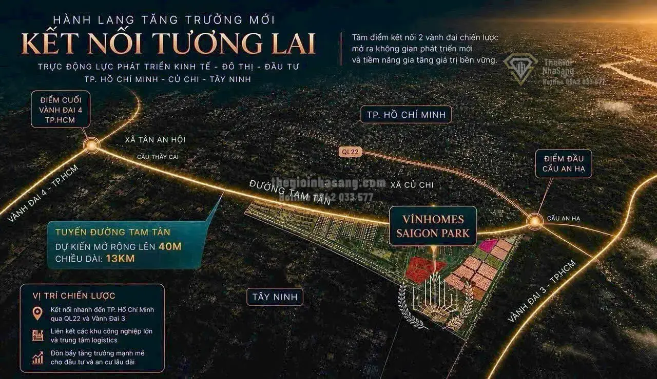 Vinhomes Saigon Park: Siêu đô thị công viên tri thức Tây Bắc TP.HCM và tiềm năng tăng giá bứt phá