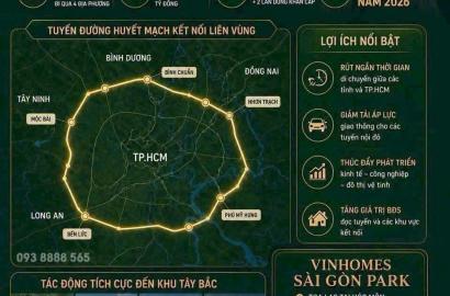 Vinhomes Saigon Park: Siêu Đô Thị Tây Bắc TP.HCM Với Hạ Tầng Đột Phá và Tiềm Năng Tăng Giá Bền Vững