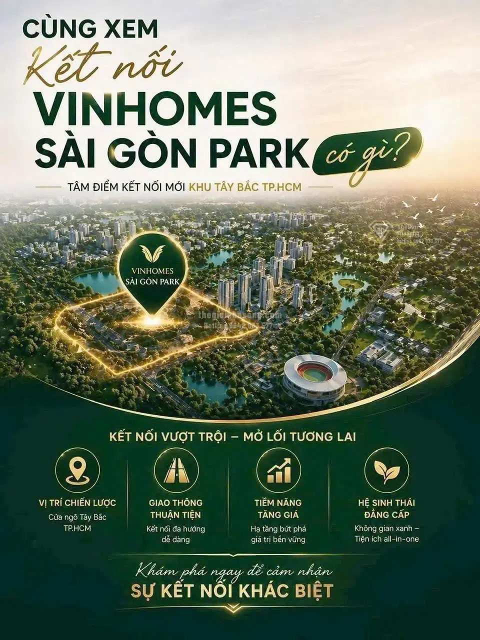 Vinhomes Saigon Park: Siêu Đô Thị Tây Bắc TP.HCM Với Hạ Tầng Đột Phá và Tiềm Năng Tăng Giá Bền Vững