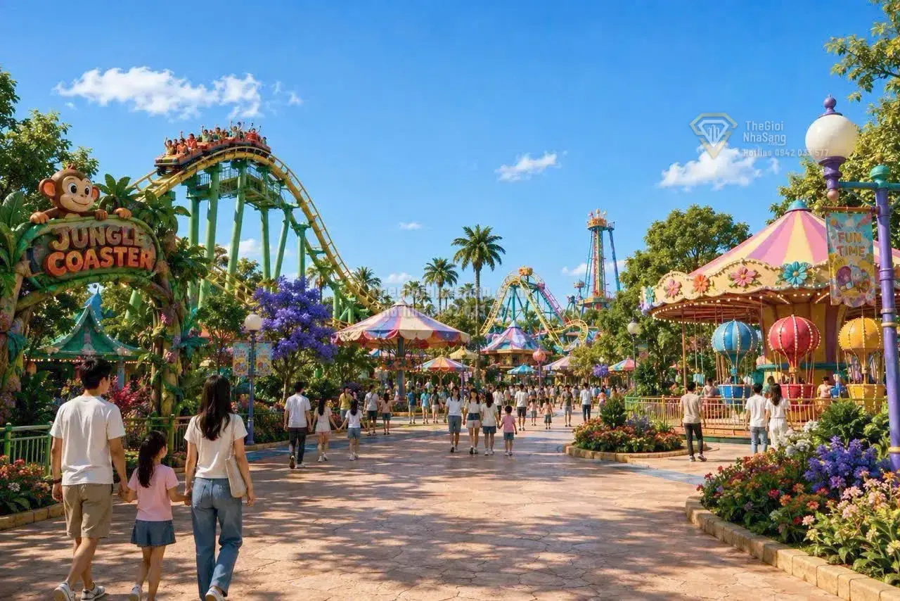 VinWonders Saigon Park: Điểm Đến Giải Trí Gia Đình Đỉnh Cao Tại Tây Bắc TP.HCM Và Tác Động Đến Thị Trường Bất Động Sản