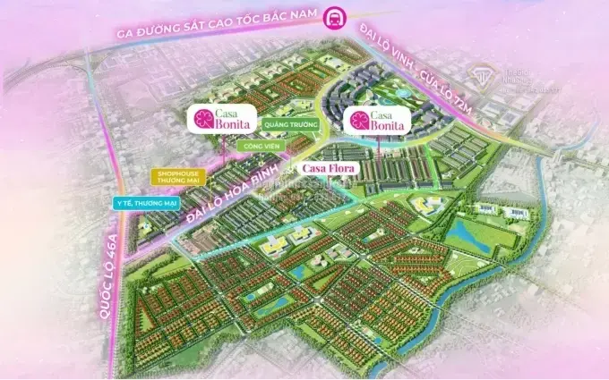 VSIP Nghệ An Mở Bán Hơn 1.200 Căn Nhà Thấp Tầng Tại Phân Khu Casa Bonita