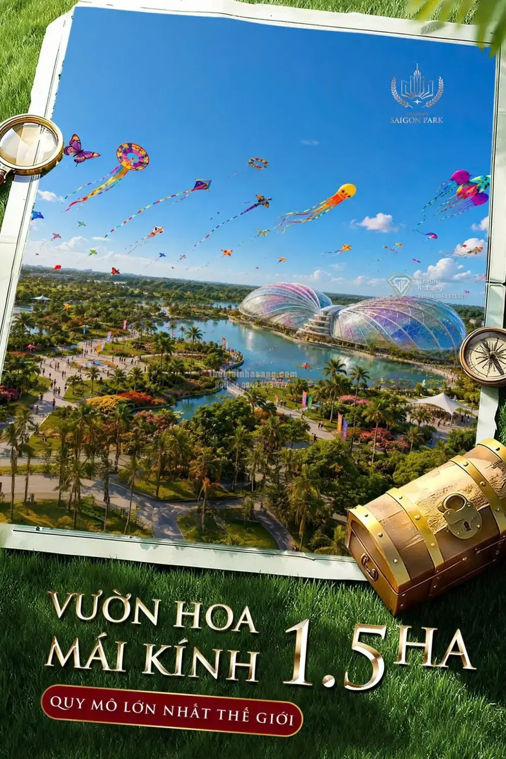 Vườn Hoa Mái Kính 1,5ha Tại Vinhomes Saigon Park: Biểu Tượng Đô Thị Xanh Và Cơ Hội Đầu Tư Bất Động Sản Cao Cấp